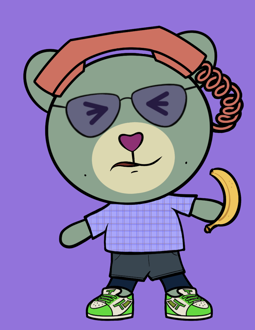 Best Polygon NFT Collection on Opensea - Jolly Teddy Party #2010