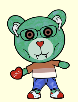Best Polygon NFT Collection on Opensea - Jolly Teddy Party #2038