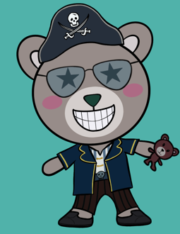 Best Polygon NFT Collection on Opensea - Jolly Teddy Party #2045