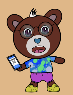 Best Polygon NFT Collection on Opensea - Jolly Teddy Party #2046