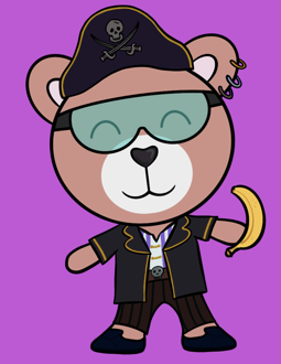 Best Polygon NFT Collection on Opensea - Jolly Teddy Party #207
