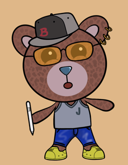 Best Polygon NFT Collection on Opensea - Jolly Teddy Party #212