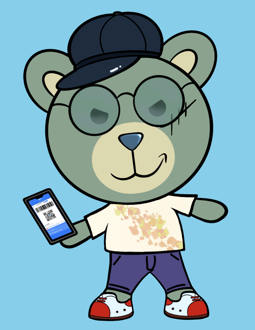 Best Polygon NFT Collection on Opensea - Jolly Teddy Party #2153