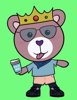 Best Polygon NFT Collection on Opensea - Jolly Teddy Party #2154