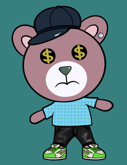 Best Polygon NFT Collection on Opensea - Jolly Teddy Party #2155