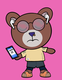 Best Polygon NFT Collection on Opensea - Jolly Teddy Party #2165