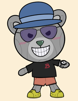 Best Polygon NFT Collection on Opensea - Jolly Teddy Party #2170