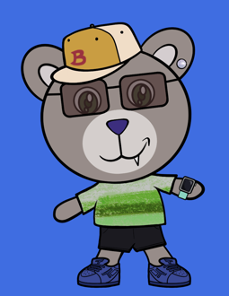 Best Polygon NFT Collection on Opensea - Jolly Teddy Party #2183