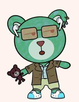 Best Polygon NFT Collection on Opensea - Jolly Teddy Party #2192