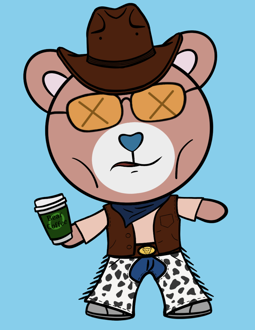 Best Polygon NFT Collection on Opensea - Jolly Teddy Party #2193