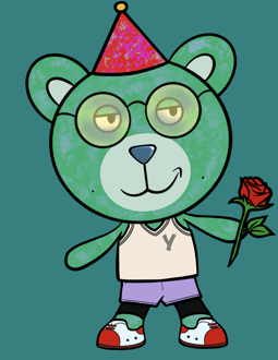 Best Polygon NFT Collection on Opensea - Jolly Teddy Party #220