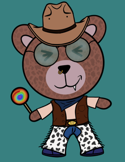 Best Polygon NFT Collection on Opensea - Jolly Teddy Party #2200