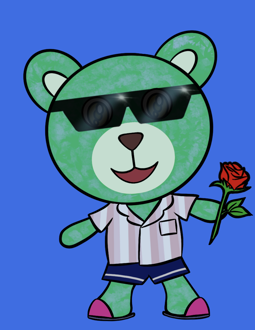 Best Polygon NFT Collection on Opensea - Jolly Teddy Party #2203