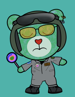 Best Polygon NFT Collection on Opensea - Jolly Teddy Party #2207