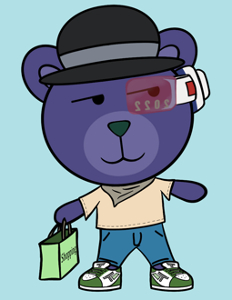 Best Polygon NFT Collection on Opensea - Jolly Teddy Party #2212