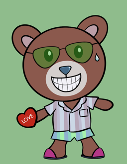 Best Polygon NFT Collection on Opensea - Jolly Teddy Party #2219