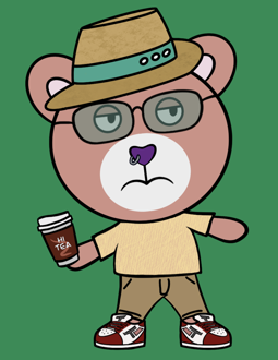 Best Polygon NFT Collection on Opensea - Jolly Teddy Party #2232