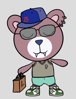 Best Polygon NFT Collection on Opensea - Jolly Teddy Party #2237