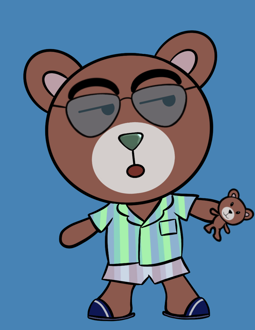 Best Polygon NFT Collection on Opensea - Jolly Teddy Party #2244