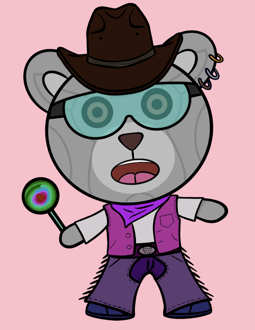 Best Polygon NFT Collection on Opensea - Jolly Teddy Party #2251