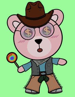 Best Polygon NFT Collection on Opensea - Jolly Teddy Party #2259