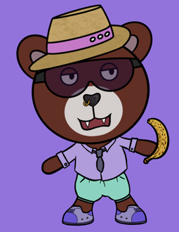 Best Polygon NFT Collection on Opensea - Jolly Teddy Party #2261