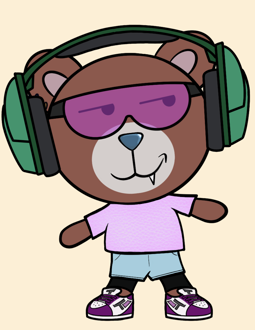Best Polygon NFT Collection on Opensea - Jolly Teddy Party #2282