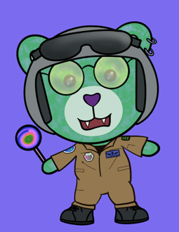 Best Polygon NFT Collection on Opensea - Jolly Teddy Party #2287