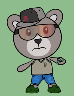 Best Polygon NFT Collection on Opensea - Jolly Teddy Party #2289