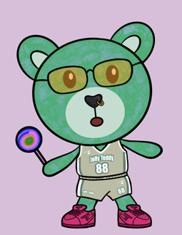 Best Polygon NFT Collection on Opensea - Jolly Teddy Party #2296