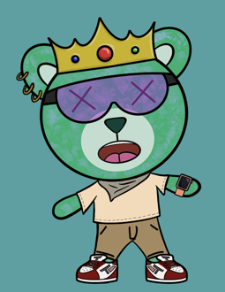 Best Polygon NFT Collection on Opensea - Jolly Teddy Party #23
