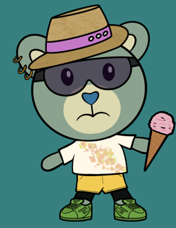Best Polygon NFT Collection on Opensea - Jolly Teddy Party #2301