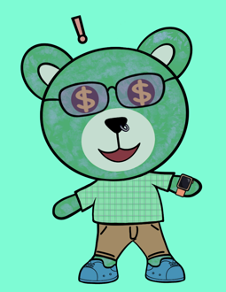 Best Polygon NFT Collection on Opensea - Jolly Teddy Party #2304