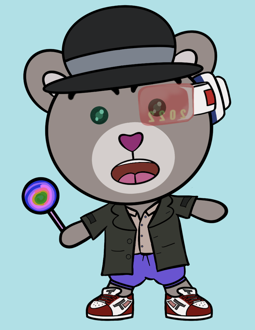 Best Polygon NFT Collection on Opensea - Jolly Teddy Party #2309