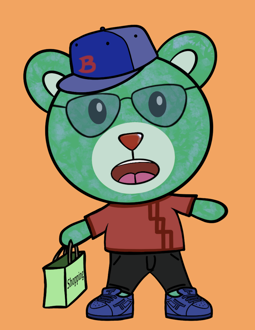 Best Polygon NFT Collection on Opensea - Jolly Teddy Party #231