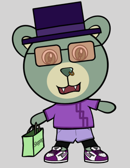 Best Polygon NFT Collection on Opensea - Jolly Teddy Party #2314