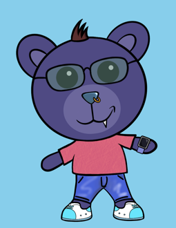 Best Polygon NFT Collection on Opensea - Jolly Teddy Party #2325