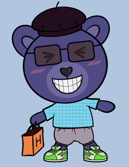 Best Polygon NFT Collection on Opensea - Jolly Teddy Party #2326
