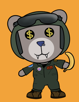 Best Polygon NFT Collection on Opensea - Jolly Teddy Party #2334