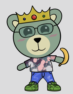 Best Polygon NFT Collection on Opensea - Jolly Teddy Party #2337