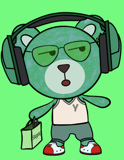 Best Polygon NFT Collection on Opensea - Jolly Teddy Party #2338