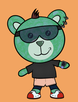 Best Polygon NFT Collection on Opensea - Jolly Teddy Party #2340