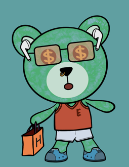 Best Polygon NFT Collection on Opensea - Jolly Teddy Party #2341