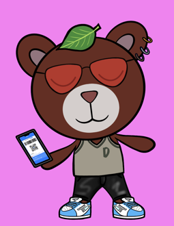 Best Polygon NFT Collection on Opensea - Jolly Teddy Party #2342