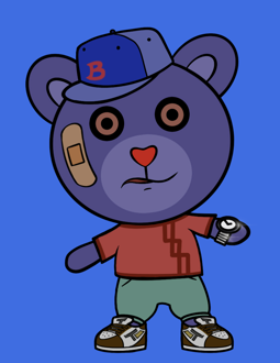 Best Polygon NFT Collection on Opensea - Jolly Teddy Party #2343