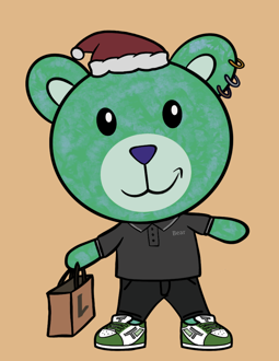 Best Polygon NFT Collection on Opensea - Jolly Teddy Party #2361