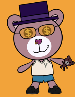 Best Polygon NFT Collection on Opensea - Jolly Teddy Party #2364