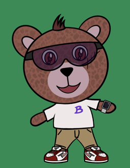 Best Polygon NFT Collection on Opensea - Jolly Teddy Party #2370