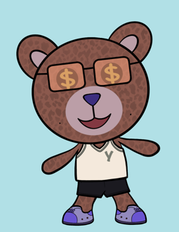 Best Polygon NFT Collection on Opensea - Jolly Teddy Party #2376