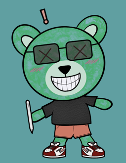 Best Polygon NFT Collection on Opensea - Jolly Teddy Party #2394